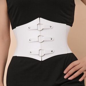 SHEIN Black and White Corset Belt -$3 Each